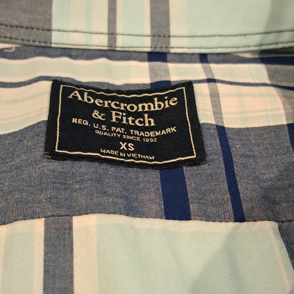 Abercrombie & Fitch Men's Extra Small Regular Fit Long Sleeve Button Down Shirt - Picture 2 of 12